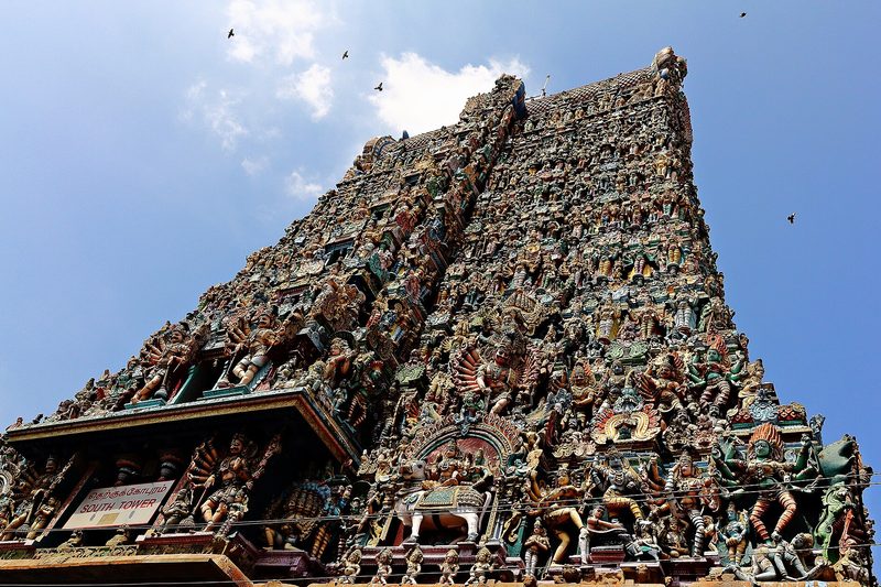 Meenakshi Amman Temple gopuram in Madurai